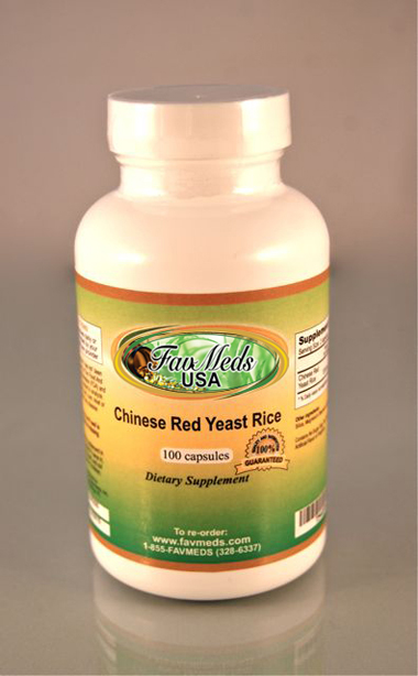 Chinese Red Yeast Rice - 100 capsules