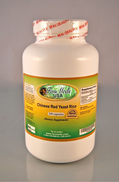 Chinese Red Yeast Rice - 300 capsules